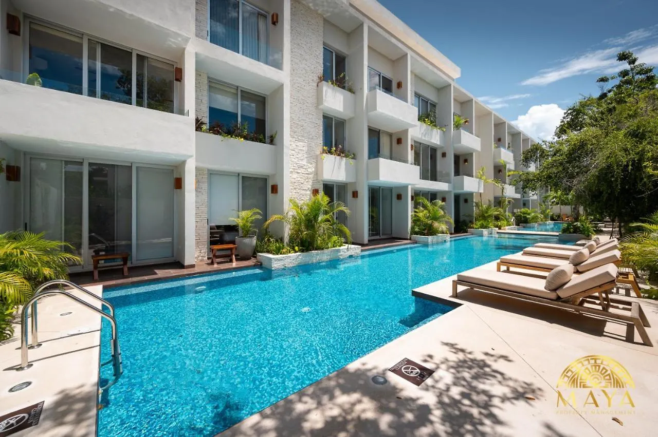 Дом отдыха Nhoa 208C Lux 1Br Condo Jungle View In Aldea Zama Тулум