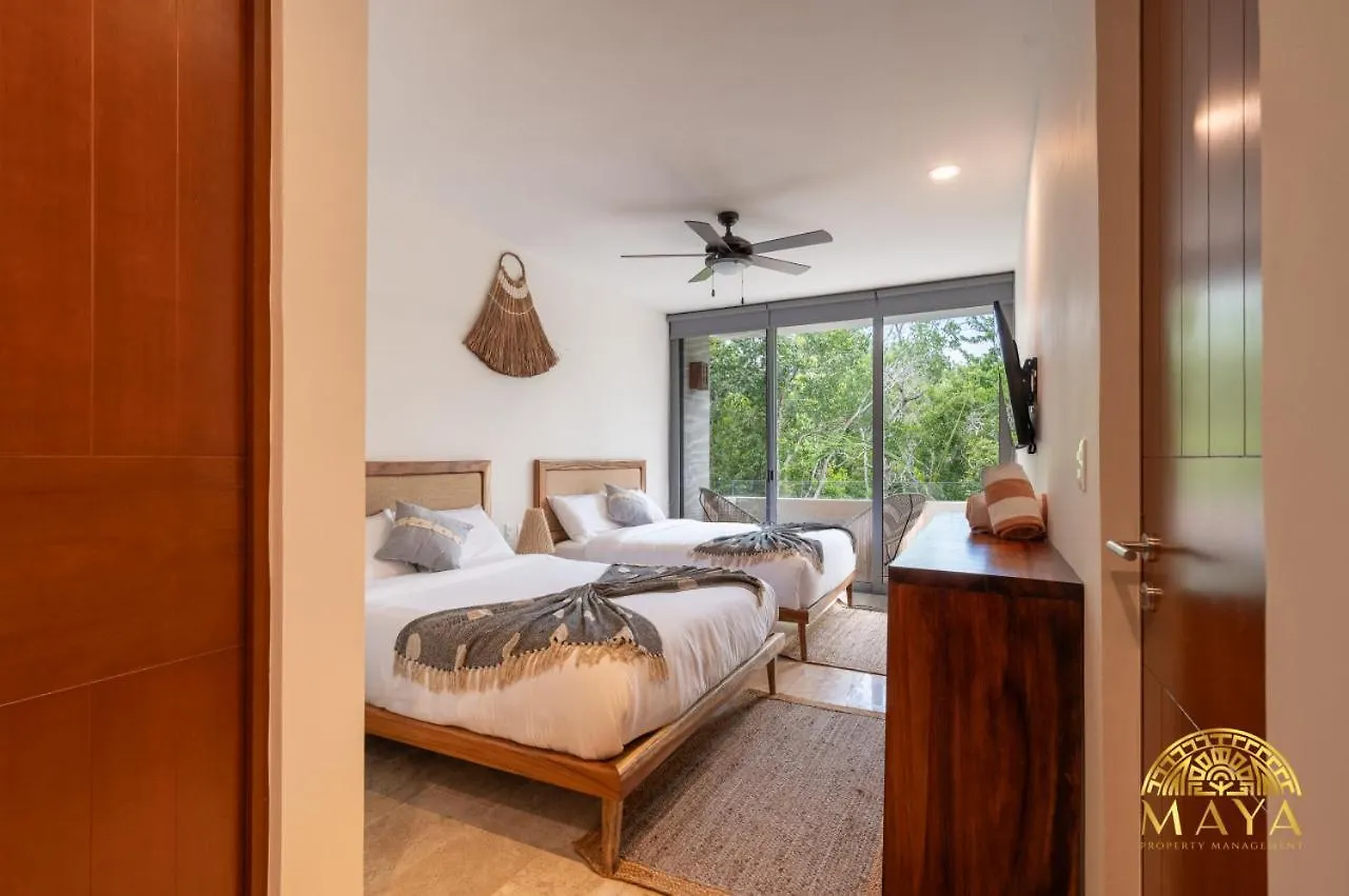 Дом отдыха Nhoa 208C Lux 1Br Condo Jungle View In Aldea Zama Тулум
